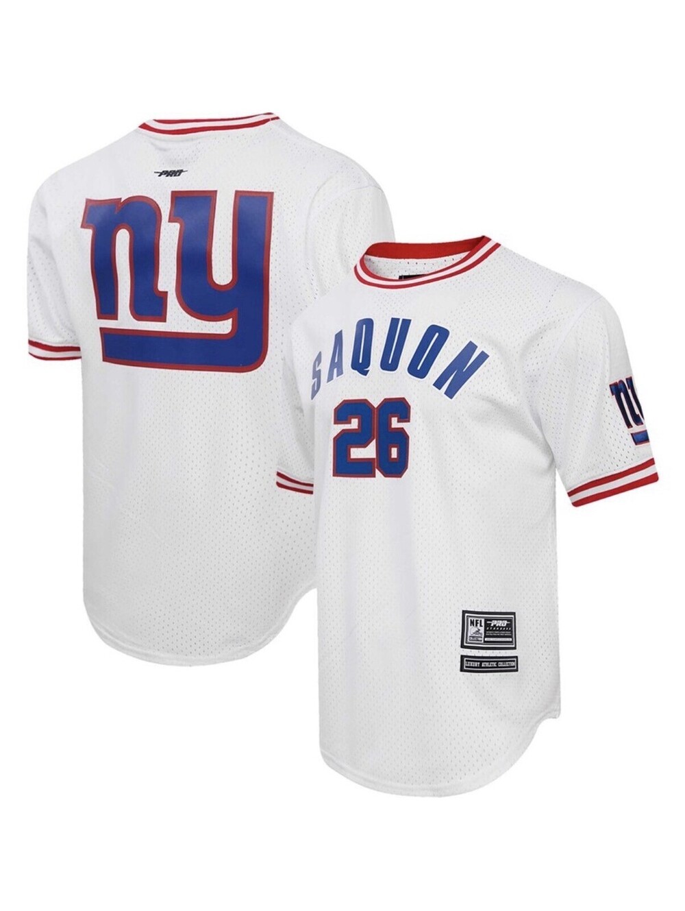 Pro Standard New York Giants Saquon Barkley NFL Jersey Mens XL White Blue Red